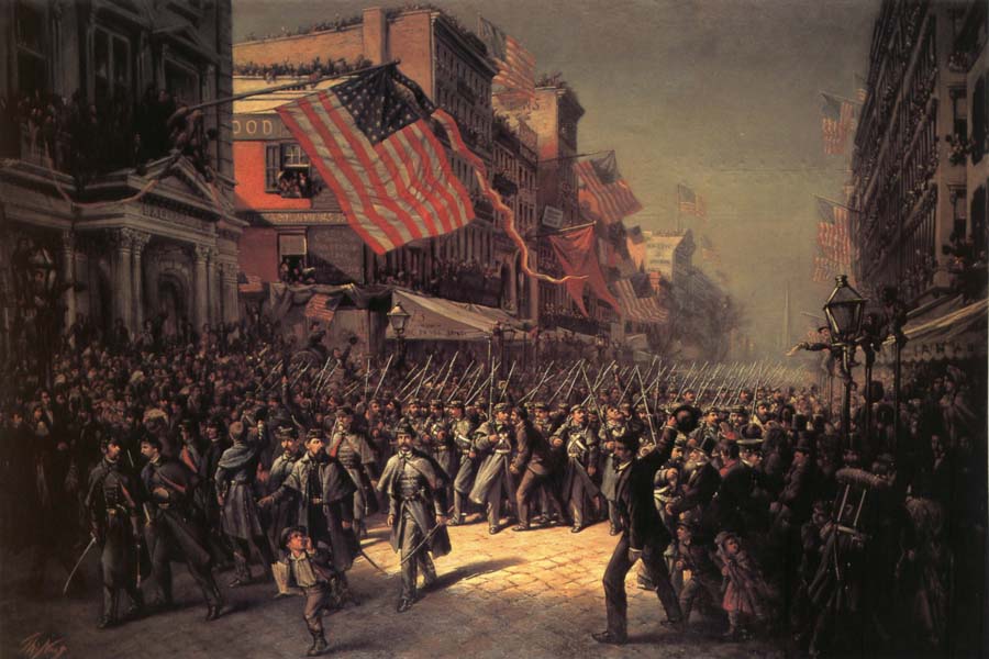 The Departure of the Seventh Regiment to the War